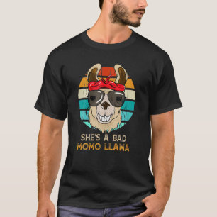 T-shirt Drôle Elle est un mauvais cadeau Momo Llama Momo