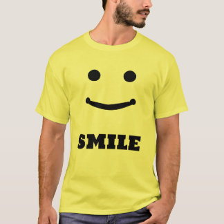 T-shirt Drôle Emoji visage souriant