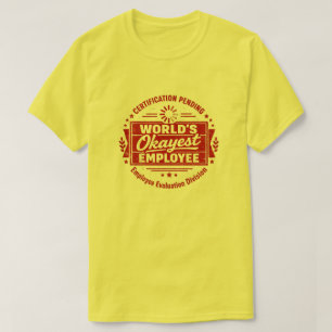T-shirt drôle : Employé le plus correct du monde