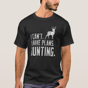 T-shirt Drôle en détresse Je ne peux pas J'ai des projets