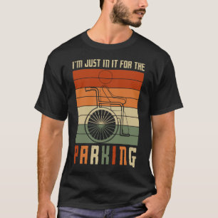 T-shirt Drôle En Fauteuil Roulant