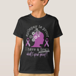 T-shirt Drôle Epilepsie Conscience Est Preuve J'Ai Un Cerv