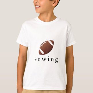 T-Shirt drôle et hilarant de football de couture