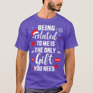 T-shirt Drôle étant lié à moi seulement le cadeau dont vou
