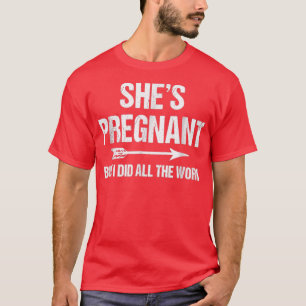 T-shirt Drôle Faire-part de grossesse pour Papa Baby Revel