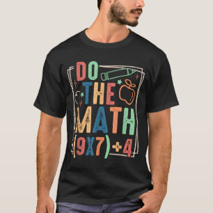 T-shirt Drôle Fais Le Calcul 67 Mème Six Sept Garçon Fille