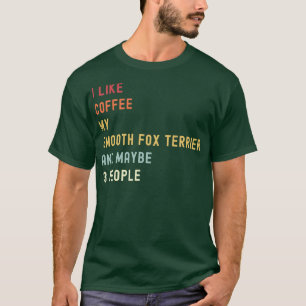 T-shirt Drôle Faisant Pour Terrier Retro Chien Et Louveur 