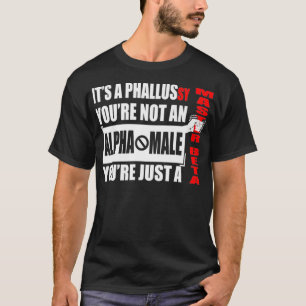 T-shirt Drôle Fake Dominant Homme Beta Homme Devis Drôle D