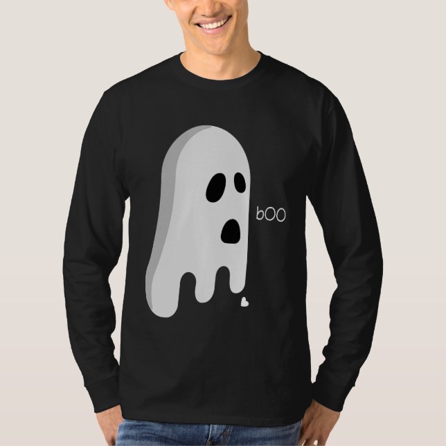 T-shirt Drôle fantôme, costume de coeur cassé hallween (Devant)