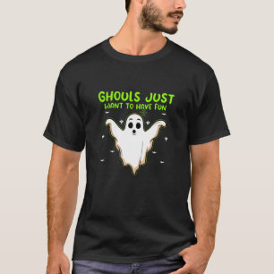 T-shirt Drôle Fantôme Halloween décorations costumes de fê