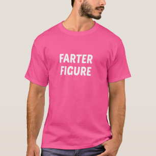 T-shirt Drôle Farny Papa Pseudo Farter Figure