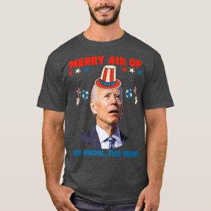 T-shirt Drôle Femmes Hommes 4 juillet Joyeux 4ème De Vous