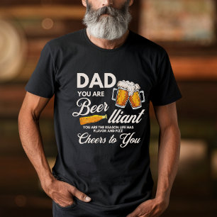 T-shirt Drôle Fête des pères Citation Papa Ton Es Lumineux