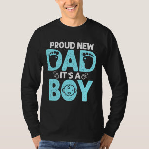 T-shirt Drôle Fier Nouveau Cadeau Papa Pour Hommes Fête de