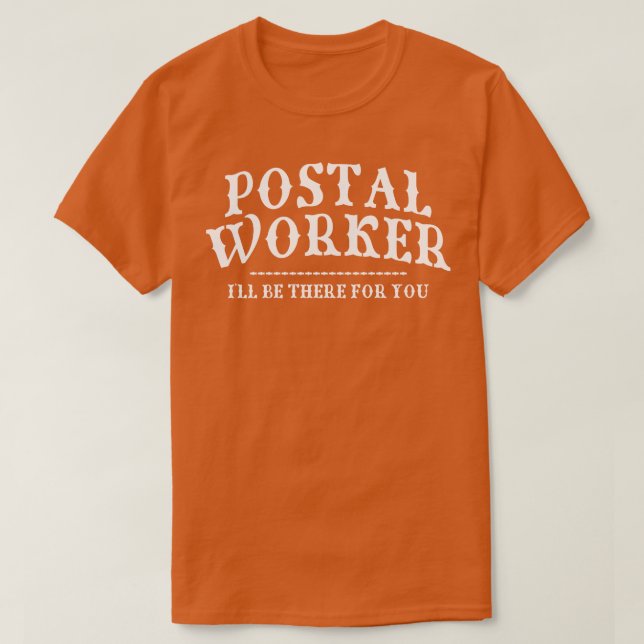 T-shirt Drôle Fier Postal Worker Citation Travailleur Sarc (Design devant)