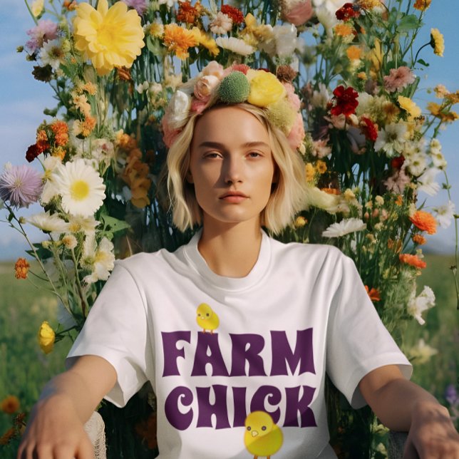 T-shirt Drôle "Fou de la ferme" (Créateur téléchargé)