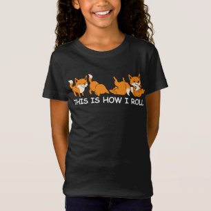 T-Shirt Drôle Fox Cadeau Femme Fox C'Est Comment Je Roule