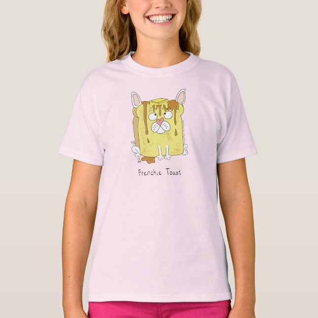 T-shirt Drôle Français Bulldog Frenchie Chien Dessin (Devant)