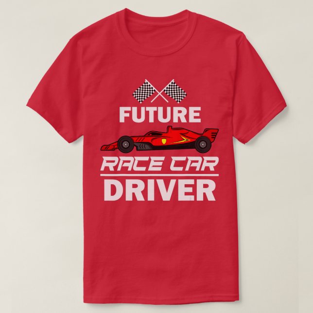 T-shirt Drôle Futur Race Car Driver Cadeau Pour Enfants Ra (Design devant)