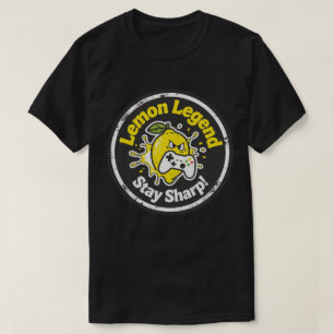 T-shirt Drôle Gamer au citron "Légende du citron" & "Reste