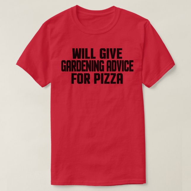 T-shirt Drôle Gardener Donnera Des Conseils De Jardinage P (Design devant)