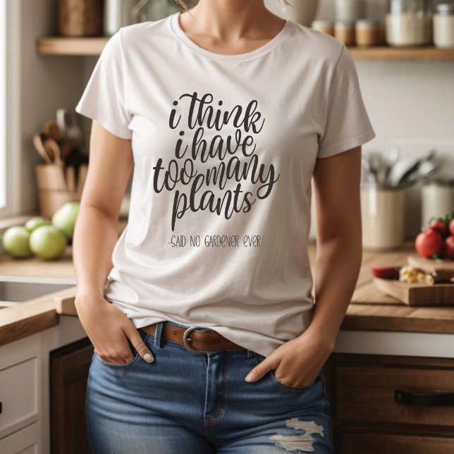 T-shirt Drôle Gardener Plante dame (Créateur téléchargé)