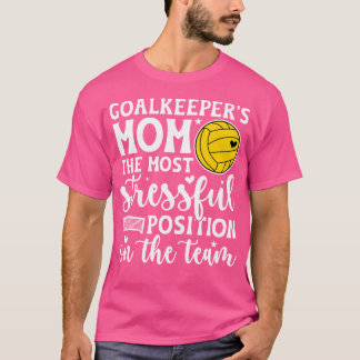 T-shirt Drôle Gardien De Polo D'Eau Maman D'Un Polo D'Eau