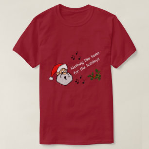 T-shirt Drôle Gay Noël Rien comme Homo vacances amusant