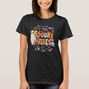 T-shirt Drôle Ghost Jack-o'-lantern Citrouille Éffrayant V