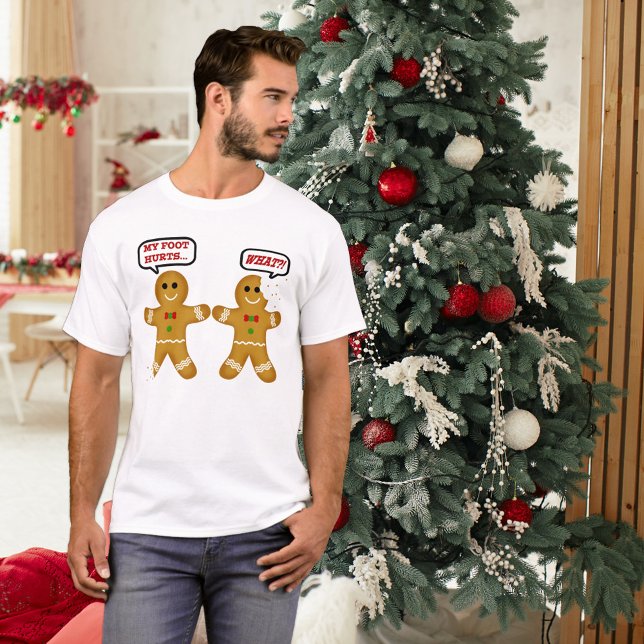 T-shirt Drôle Gingerbread Homme Noël (Créateur téléchargé)