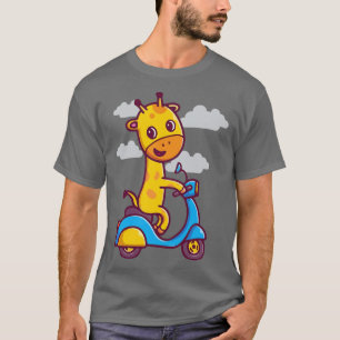 T-shirt Drôle Giraffe Art Lovely mignon Animal Hommes Femm