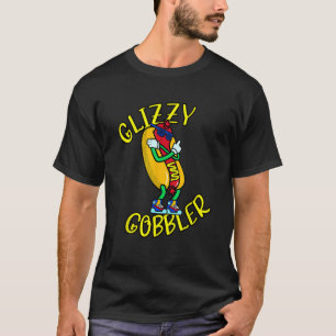 T-shirt Drôle Glizzy Gobbler Hot Dog mangeant mème