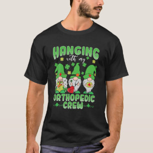 T-shirt Drôle Gnome Pagayer Avec L'Infirmière Orthopédique