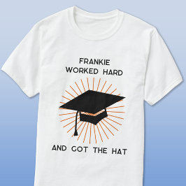 T-shirt Drôle Graduation Personnalisée