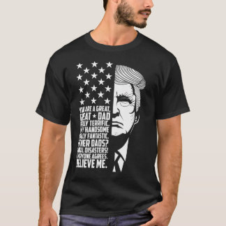 T-shirt Drôle Grand Papa Donald Trump Fête des pères Cadea