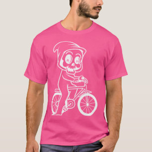 T-shirt Drôle Grim Reaper Bmx Vélo Hommes