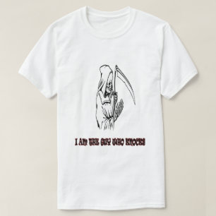 T-shirt Drôle Grim Reaper Citation Éffrayante Halloween Nu