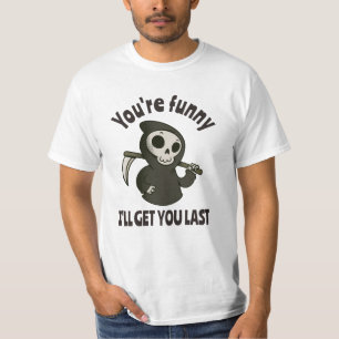 T-shirt Drôle Grim Reaper Squelette Halloween Costume