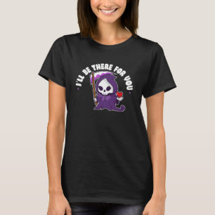 T-shirt Drôle Grim Reaper Valentines Day Citation, Goth Da