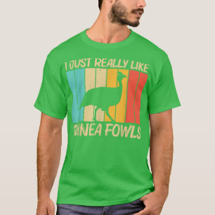 T-shirt Drôle Guinée Conception de la poule pour hommes fe