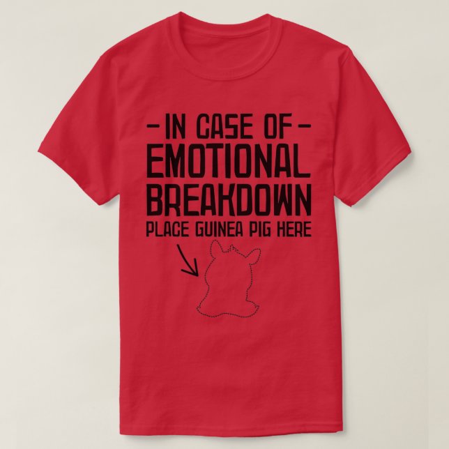 T-shirt Drôle Guinéen Chien Dit Animaux Animaux Animaux An (Design devant)