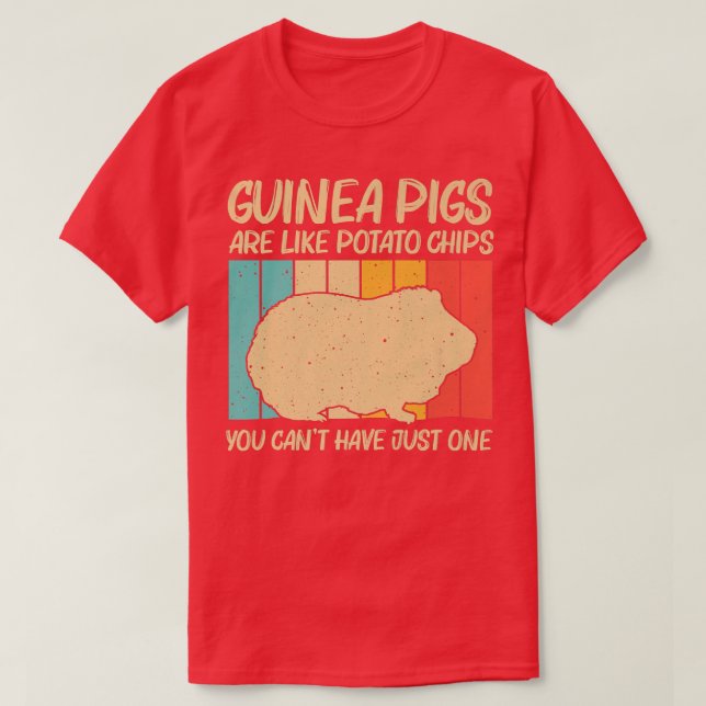 T-shirt Drôle Guinéen Cochon Pour Hommes Femmes Pomme De T (Design devant)
