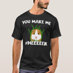 T-shirt Drôle Guinéen Cochon T'As Fait De Moi Wheek