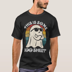 T-shirt Drôle Halloween Boo Ghost Costume Ceci est Un Boo
