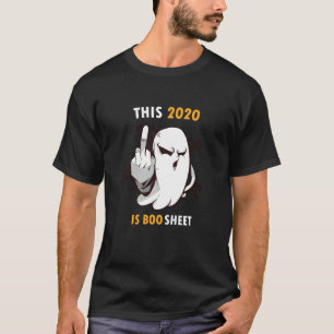 T-shirt Drôle Halloween Cette 2020 Est Boo Sheet Angry Gho