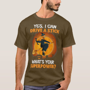 T-shirt Drôle Halloween effrayant CONDUIRE UN BÂTIMENT EST