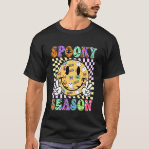 T-shirt Drôle Halloween Hommes Saison Fantomatique à Carre