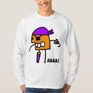 T-shirt Drôle Halloween pirate
