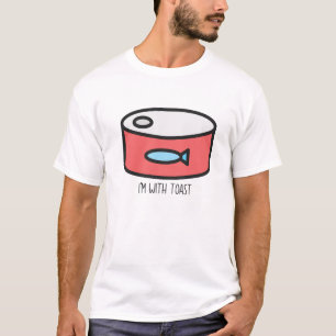 T-shirt Drôle Halloween thon Toast assorti couples Chemise