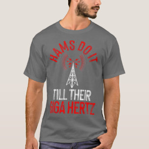 T-shirt Drôle Hams Radio Cadeau Pour Hommes Femmes Radio A